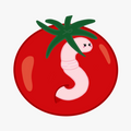 Tomato Worm Sticker