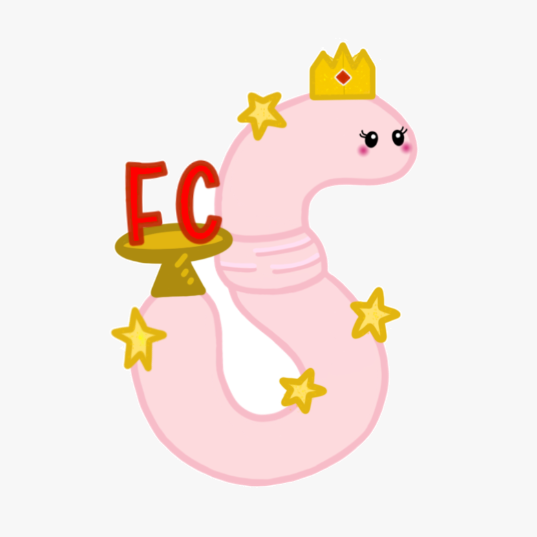 FC Worm Sticker