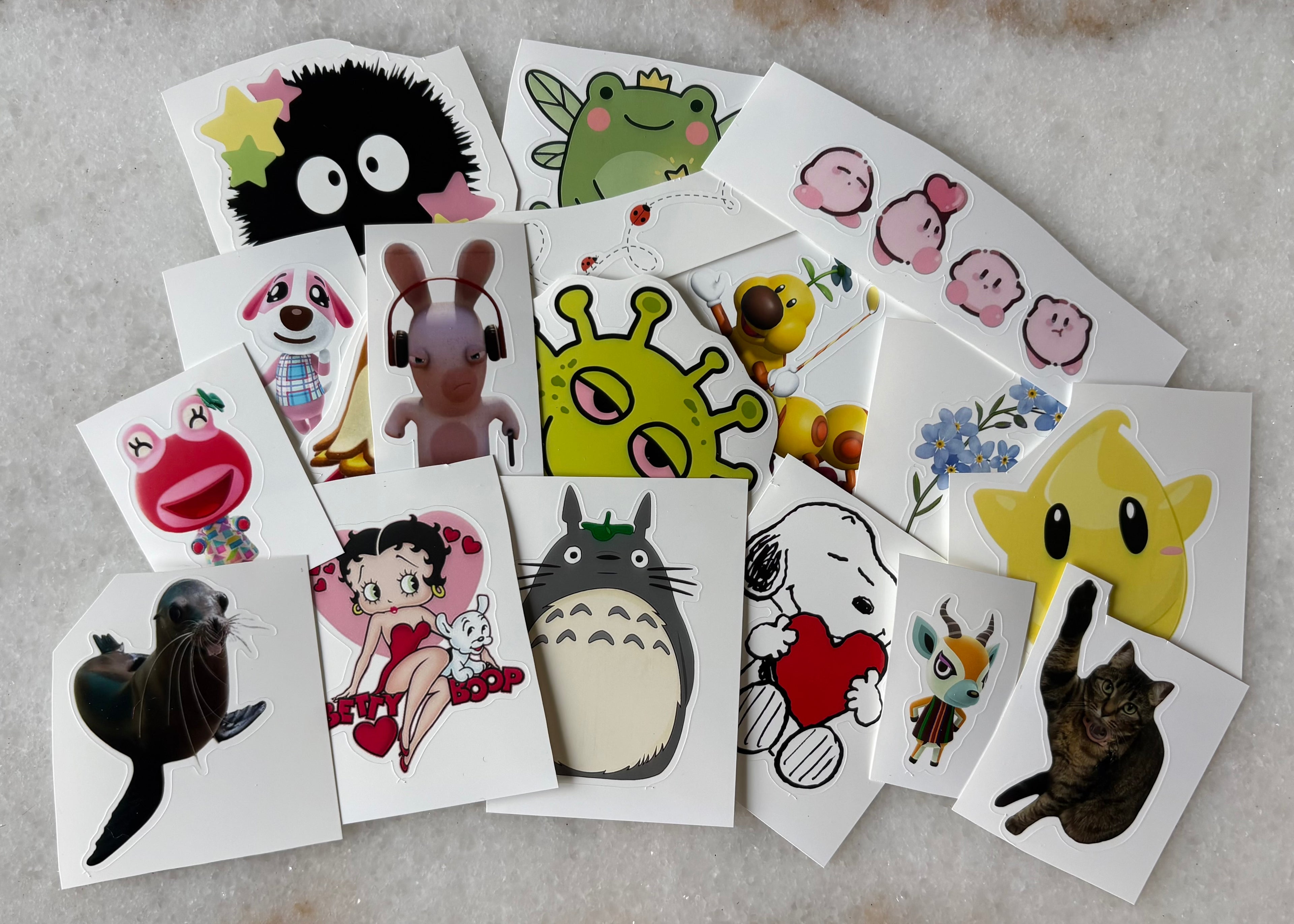 6 Pack Custom Stickers